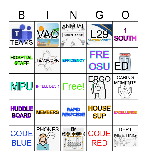 COMMUNICATIONS OPERATOR BINGO Card