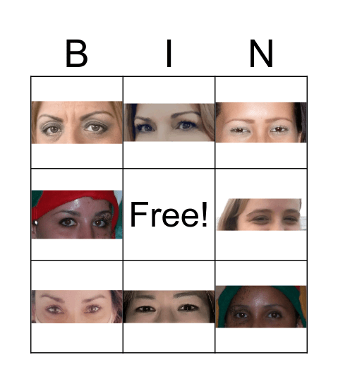 Ojos 01 Bingo Card