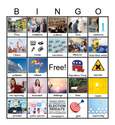 Unit 51- The Power of Communication Bingo Card