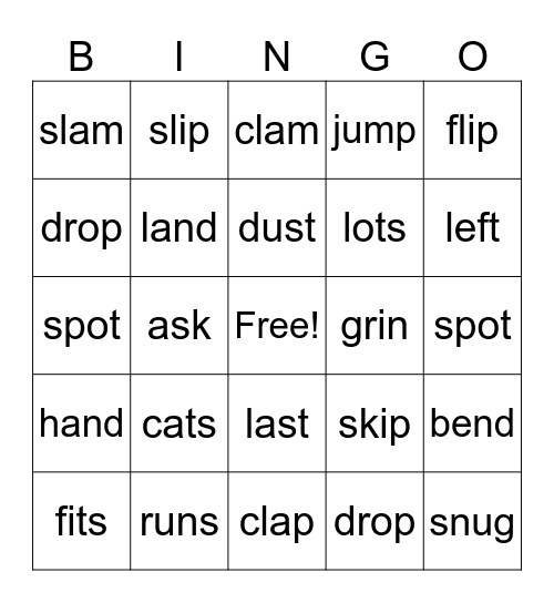 41 b BINGO Card