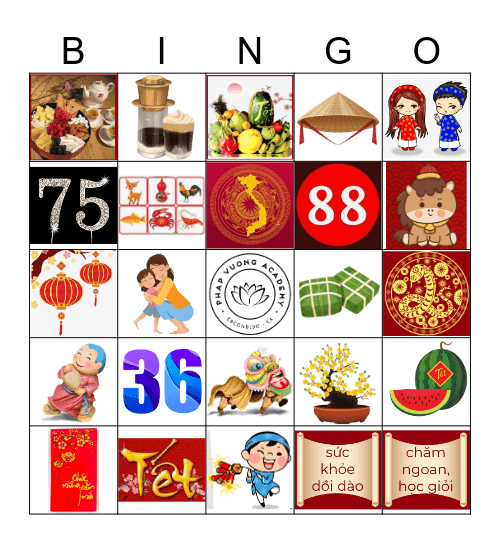 CULTURE - Tet Nguyen Dan - PVA 3 Bingo Card