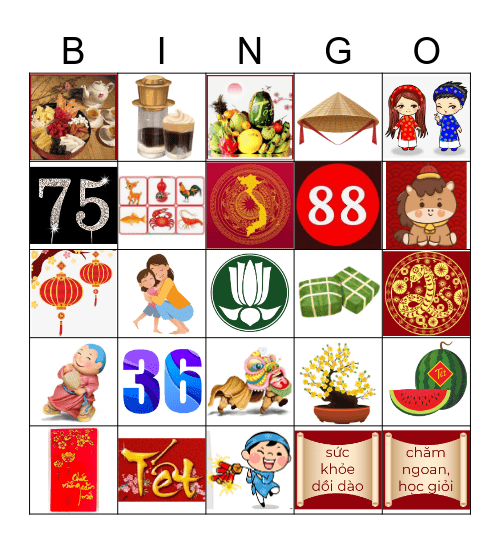 CULTURE - Tet Nguyen Dan - HN Bingo Card