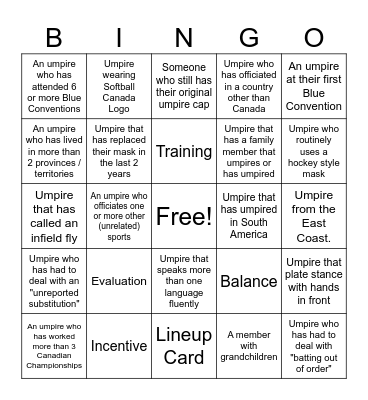 Blue Bingo #12 - EN Bingo Card