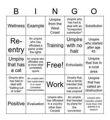 Blue Bingo #16 - EN Bingo Card