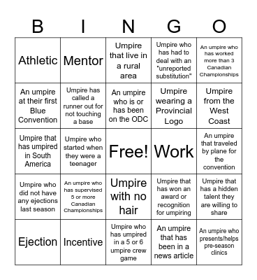 Blue Bingo #22 - EN Bingo Card