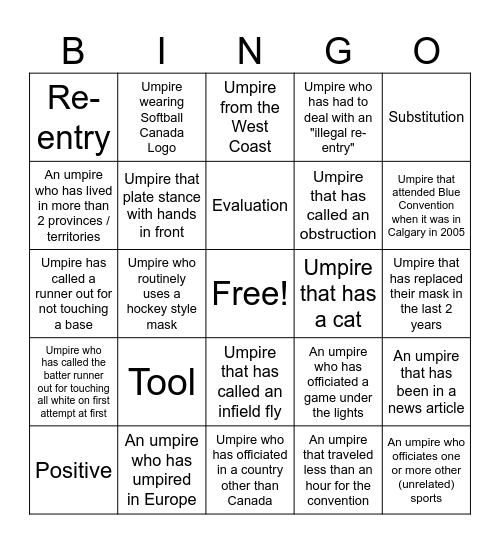 Blue Bingo #23 - EN Bingo Card