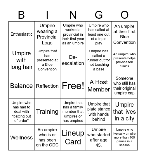 Blue Bingo #24 - EN Bingo Card
