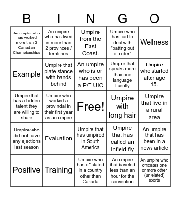Blue Bingo #27 - EN Bingo Card