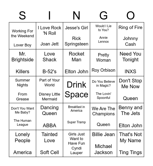 Hockinson Market Bingo Card