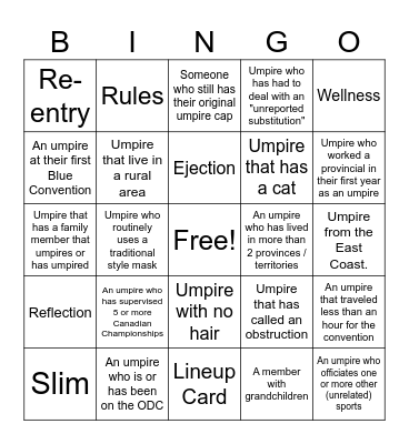 Blue Bingo #32 - EN Bingo Card