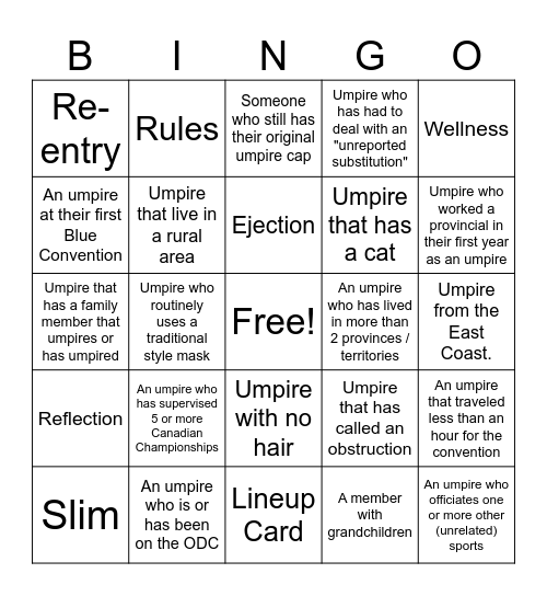 Blue Bingo #32 - EN Bingo Card