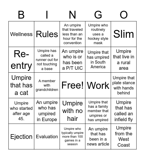 Blue Bingo #35 - EN Bingo Card