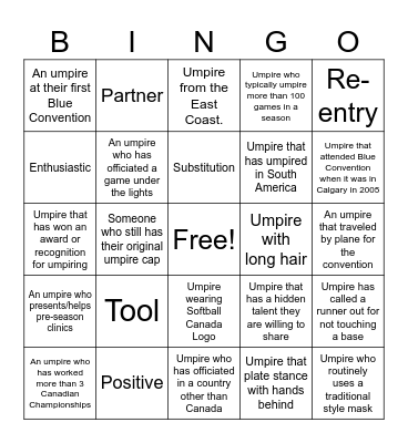 Blue Bingo #37 - EN Bingo Card