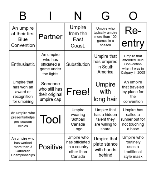 Blue Bingo #37 - EN Bingo Card