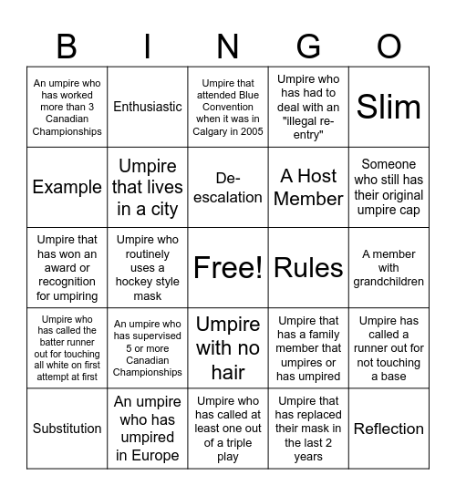 Blue Bingo #40 - EN Bingo Card
