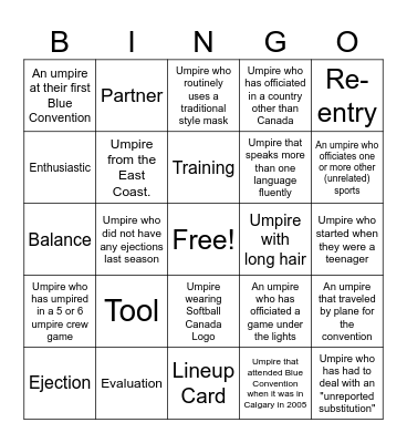 Blue Bingo #41 - EN Bingo Card