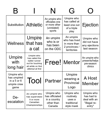 Blue Bingo #50 - EN Bingo Card