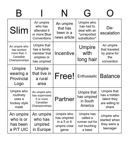 Blue Bingo #53 - EN Bingo Card
