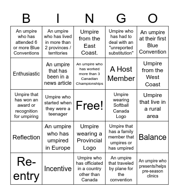 Blue Bingo #59 - EN Bingo Card