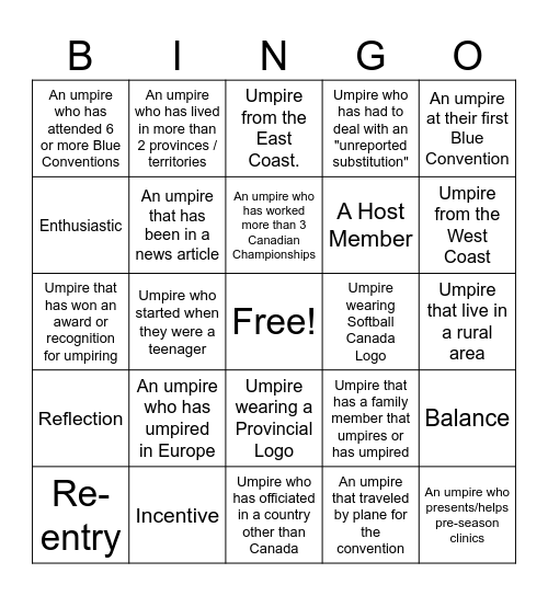 Blue Bingo #59 - EN Bingo Card