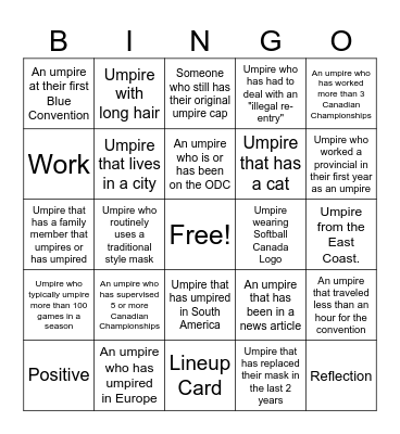 Blue Bingo #61 - EN Bingo Card