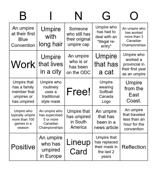 Blue Bingo #61 - EN Bingo Card