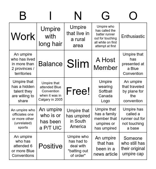 Blue Bingo #64 - EN Bingo Card