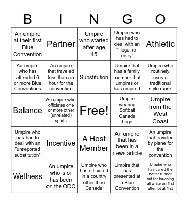 Blue Bingo #68 - EN Bingo Card