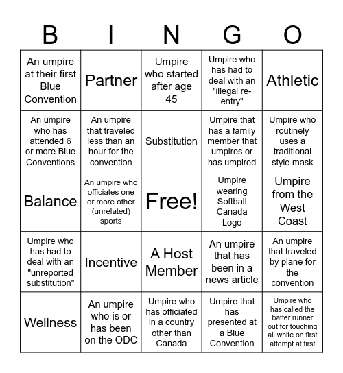 Blue Bingo #68 - EN Bingo Card