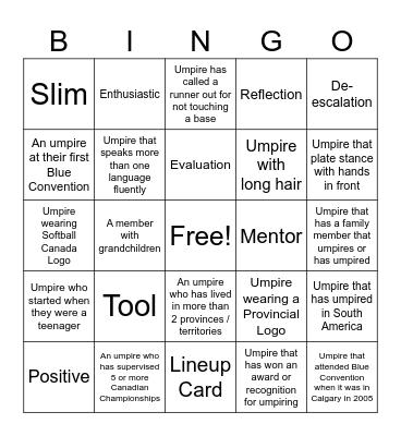 Blue Bingo #69 - EN Bingo Card