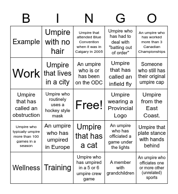 Blue Bingo #70 - EN Bingo Card
