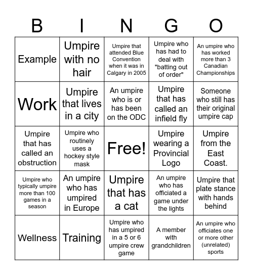 Blue Bingo #70 - EN Bingo Card