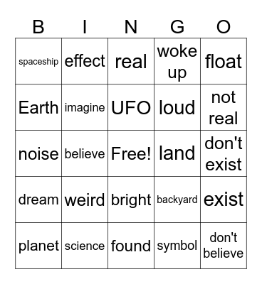 JB unit 4 Bingo Card
