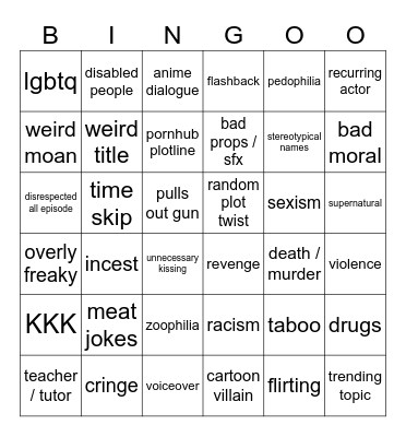 tomorrows teachings Bingo Card