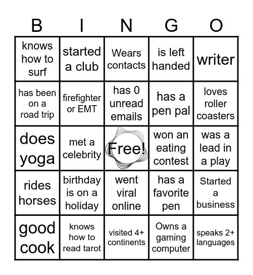 PHI Customer Operations Diversity BINGO Card