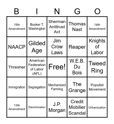 Unit 7 Lesson 2 Bingo Review Bingo Card