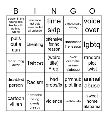 Tommorow teaching's Bingo Card