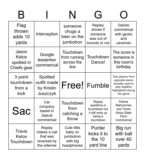 SUPER BINGO 2 Bingo Card