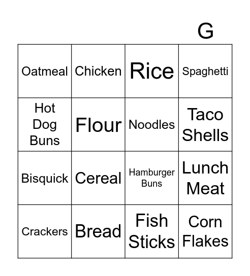 functional words Bingo Card