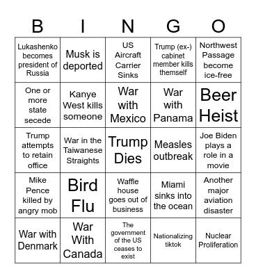 Term Bingo Card
