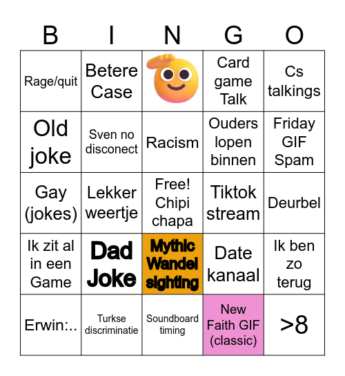 Discord Bingo Card