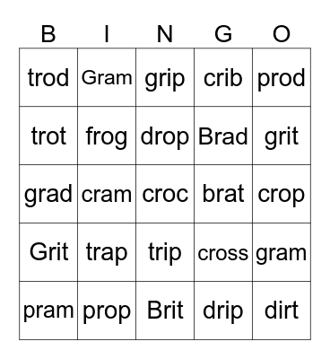 FastBridge Bingo 37-39 Bingo Card