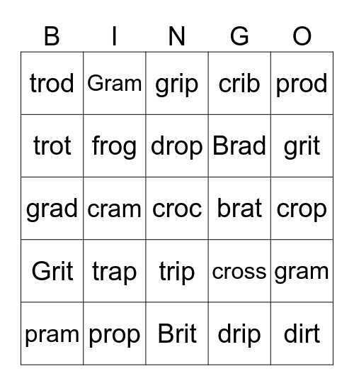 FastBridge Bingo 37-39 Bingo Card