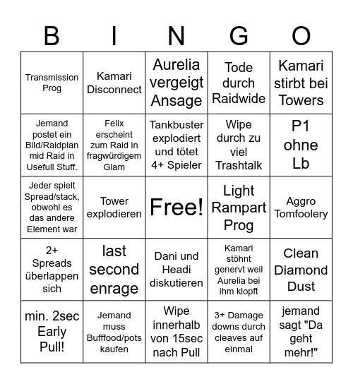 Da geht Mehr Bingo! Bingo Card