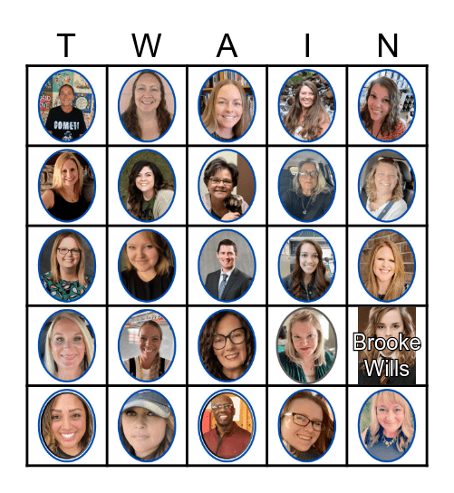 Guess Who?! Staff BINGO! Bingo Card