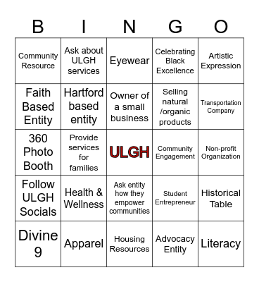 A Legacy Revealed | Black History Celebration Bingo Card