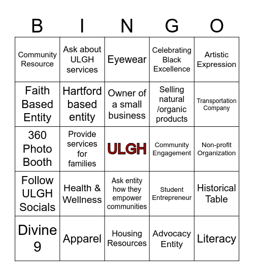 A Legacy Revealed | Black History Celebration Bingo Card