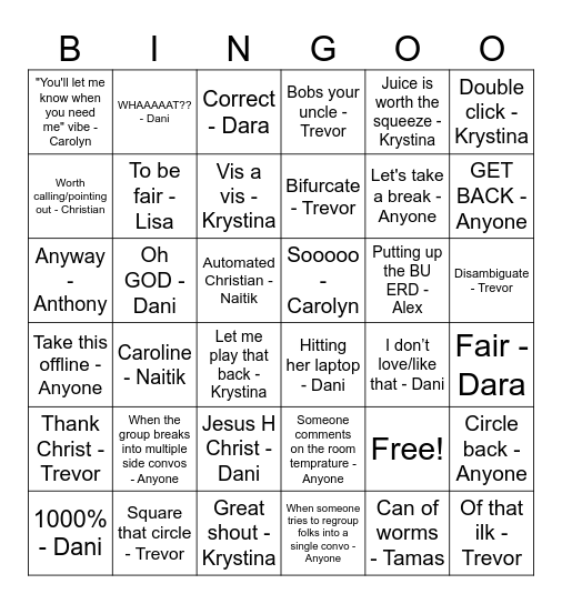 Make Buying Units Bearable Bingo Card