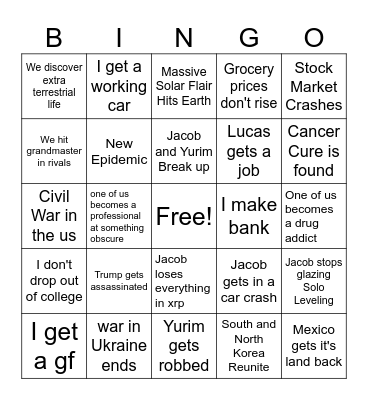 2025 homies bingo Card
