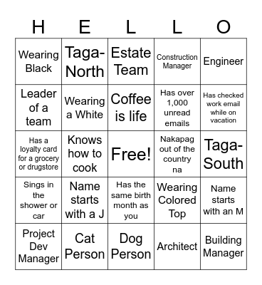 Playbook to W.I.N. Bingo Card